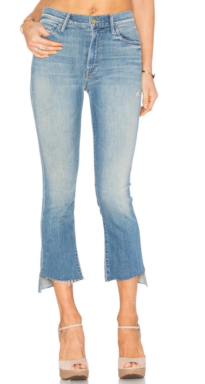 Mother The insider Crop step fray in Shake Well , 27